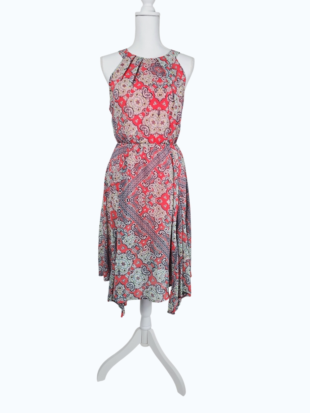 Kut from the Kloth Coral Paisley Dress